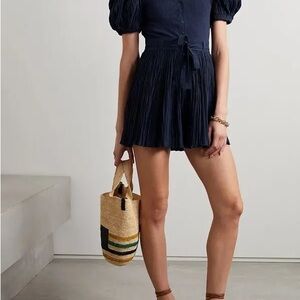 Ulla Johnson Vinny Playsuit in Midnight